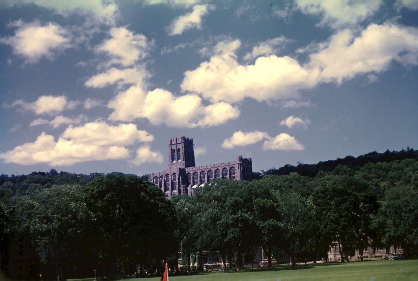 Restored version of the chapel photograph, corrected orientation, color, and clarity