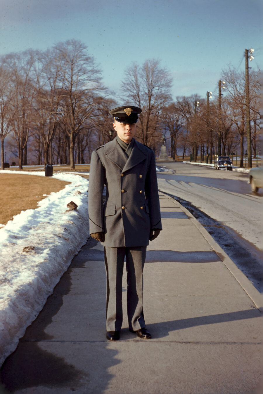 Same portrait after archival restoration